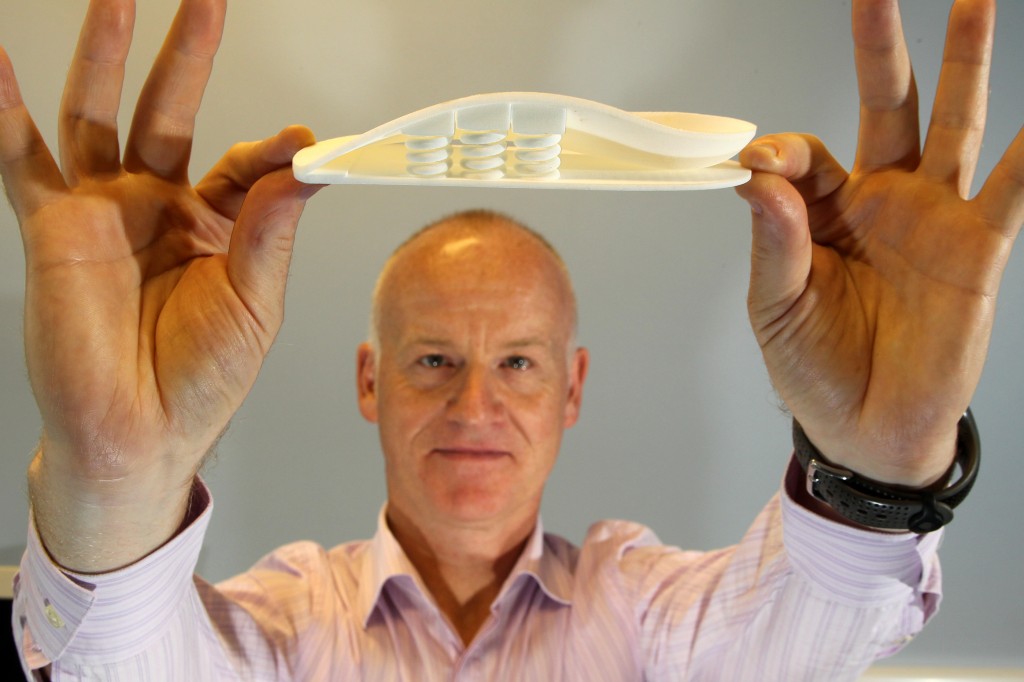 AM_GGW 3D Human Foot Model Held by Professor Jim Woodburn