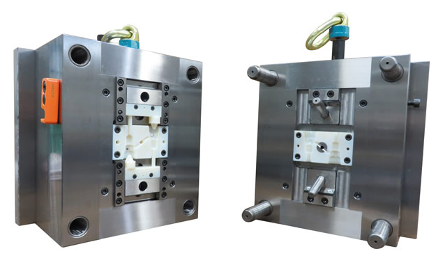 Hasco 3D prints injection mold inserts with Stratasys PolyJet technology in a matter of hours and can make design iterations at a fraction of the time and cost of traditional tooling methods. (Photo courtesy of Stratasys Ltd.)