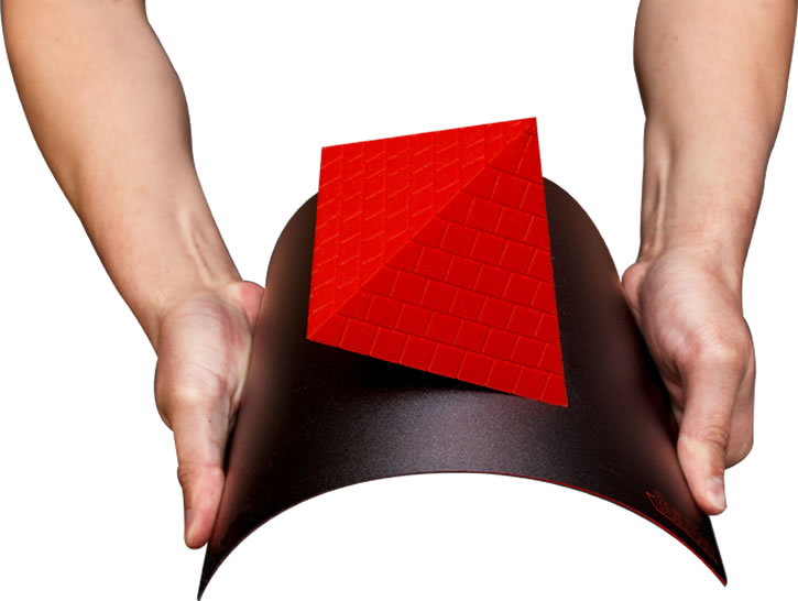 The BuildTak FlexPlate System, featured on the Series 1 Pro Enterprise Bundle ($149) -- Simplifying 3D printing, and part removal (Photo courtesy of Type A Machines)