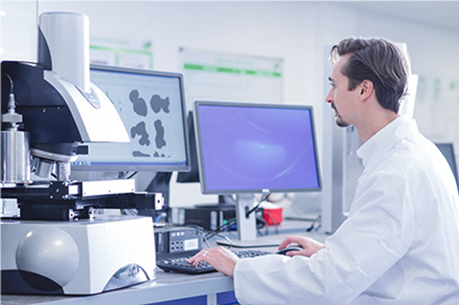 Quantitive shape analysis of metal powder samples by morphology (Photo courtesy of LPW Technology Ltd)