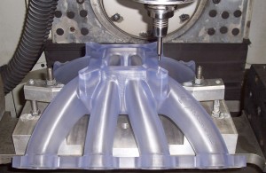 Intake manifold prototype using stereolighography and Somos® stereolithography materials (Somos® WaterShed XC 11122) by DSM