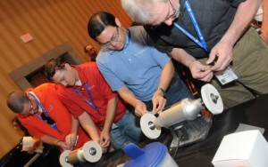 Active participation in one of the many hands-on workshops at the 2014 AMUG Education and Training Conference. (Photo courtesy of AMUG)