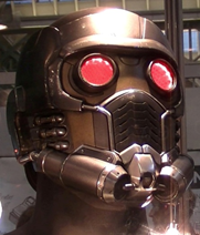 The Star Lord helmet from Guardians of the Galaxy features various Stratasys 3D printed parts. (Photo courtesy of Stratasys Ltd.)