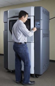 Fortus 450mc 3D Production System features a touch-screen interface for improved productivity and ease of use. (Photo courtesy of Stratasys Ltd.)