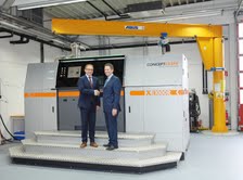 Frank Herzog, President and CEO, Concept Laser GmbH, and John Murray, CEO Concept Laser Inc. (Photo courtesy of Concept Laser GmbH)