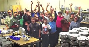 The Lifeworks team at the Stratasys recycling facility in Eden Prairie, Minnesota. The Stratasys recycling program provides employment opportunity to people with disabilities from the local community. (Photo courtesy of Stratasys Ltd.)