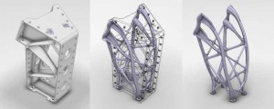 Evolution of existing multi-part bracket to ALM concept for Airbus Defence and Space's Eurostar spacecraft (c) Airbus Defence and Space Ltd 2015 (Photo courtesy of Airbus Defence and Space Ltd., Copyright Airbus Defence and Space Ltd 2015)