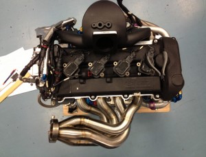 Intake manifold of Delta wing racing car made from Windform material (Photo courtesy of CPR)