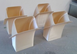 ZARE directly manufactures air conditioning ducts for aircraft using FAA-approved ULTEM 9085TM thermoplastic and Fortus 3D Production Systems. (Photo courtesy of Stratasys Ltd.)