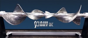 Large titanium screw additively manufactured using Sciaky’s EBAM metal 3D printing systems (Photo courtesy of Sciaky Inc.)