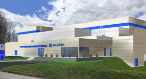Lightweight metals leader Alcoa is expanding its R&D center in Pennsylvania (rendering of additive manufacturing facility shown here) to accelerate the development of advanced 3D-printing materials and processes. (Photo courtesy of Alcoa)