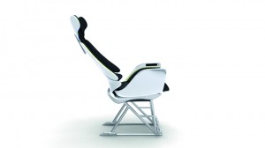 Studio Bavari sleek and ergonomically designed advanced seat (Photo courtesy of SABIC)