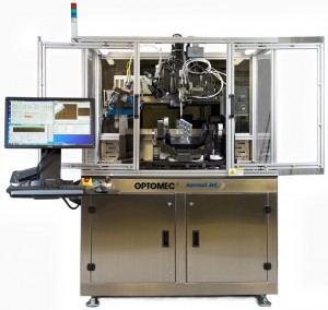 Optomec Aerosol Jet 5 Axis System for printing conformal sensors and antennas onto 3D structures (Photo: Business Wire)