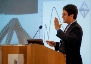 Talk by Lucas Meza (Caltech) Photo courtesy of Nanoscribe
