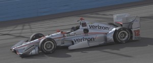 Will Power participates in pre-season testing at Phoenix International Raceway behind the wheel of his No 12 Verizon DallaraChevrolet IndyCar (Photo courtesy of Stratasys)