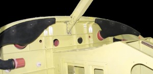 Defog duct nozzles installed in a Bell 429 helicopter (Photo courtesy of Stratasys Direct Manufacturing)