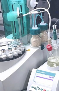 Karl Fischer Titration testing by LPW (Photo courtesy of LPW)