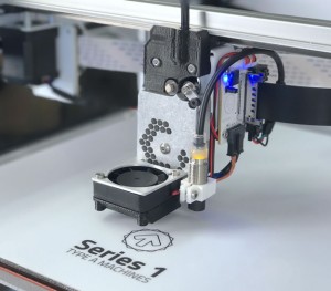 Series 1 G2 Extruder with Adaptive Auto-Leveling Sensor (Photo courtesy of Type A Machines)