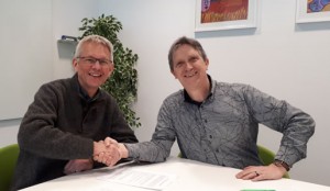 Left: Marnix van Gurp - Managing director Brightlands Materials Center and Peter Engelen – Director CHILL. (Photo courtesy of Brightlands Materials Center)