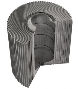 Additively manufactured heat exchanger (Photo courtesy of HiETA Technologies Ltd)