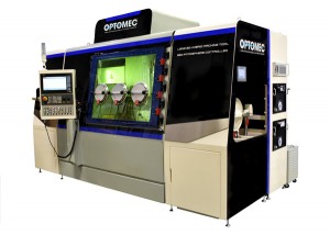 Optomec LENS 860 Hybrid Controlled Atmosphere Machine – for Larger Parts and Faster Build Speeds (Photo courtesy of Optomec)