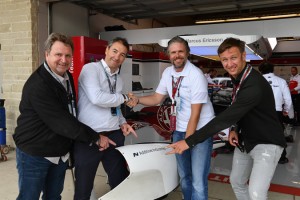 From left to right: Shane Collins, Daan Kersten, Bob Markley and Jonas Wintermans (Photo courtesy of Additive Industries)