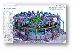 HOOPS Communicator 2019 enables your application to render large 3D models on the web quickly (Photo courtesy of Tech Soft 3D)