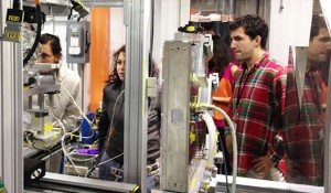 Carnegie Mellon University researchers in the Argonne National Labs Advanced Photon Source facility (Photo courtesy of Carnegie Mellon University)