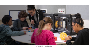 MakerBot & STEM: Making 3D printing accessible to underserved and low-income students with donations to organizations across the United States