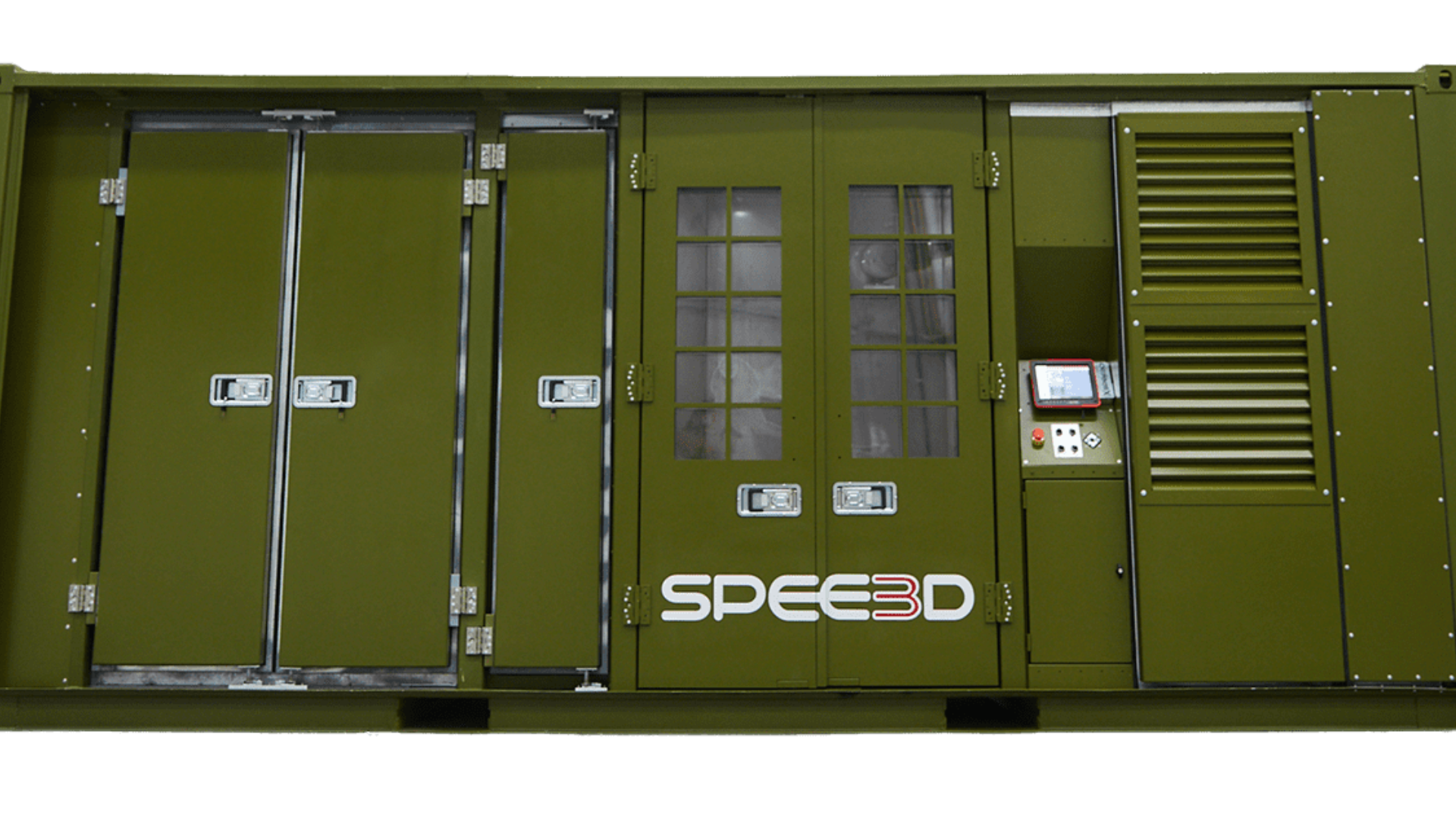 SPEE3D unveiled its XSPEE3D printer – a containerized, ruggedized, and deployable cold-spray metal 3D printer based on field work with the Australian Army