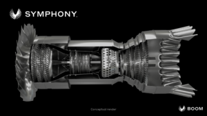 Boom Supersonic announced Symphony, a new propulsion system and will be teaming with FTT, GE Additive, and StandardAero.